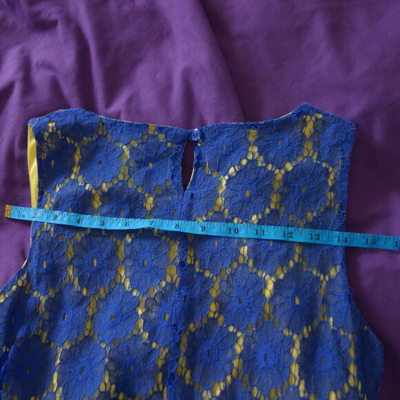Magic Blue with Yellow Inner Size M Dress - Picture 10 of 16